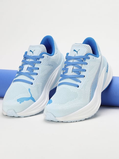 Puma Women s Magnify NITRO 2 Icy Blue Running Shoes