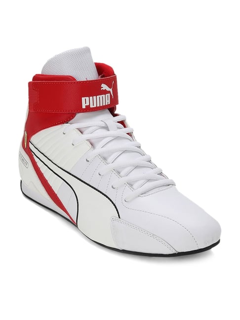 Buy Puma Men s Scuderia Ferrari Kart White Ankle High Sneakers for Men at Best Price Tata CLiQ