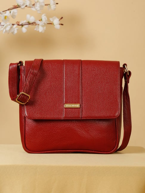 Terracotta Red - Sol Box Shoulder Bag Buy At DailyObjects