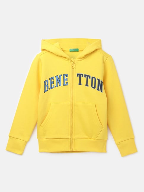 United colors of discount benetton yellow sweatshirt