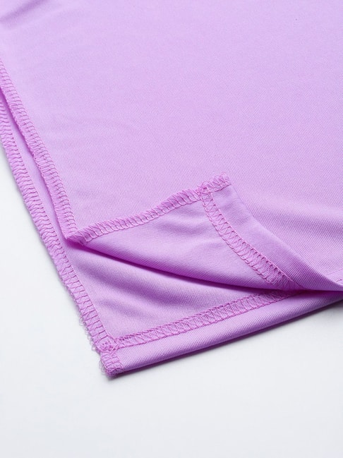 Buy Ms.Lingies Purple Plain Saree Shapewear for Women Online @ Tata CLiQ