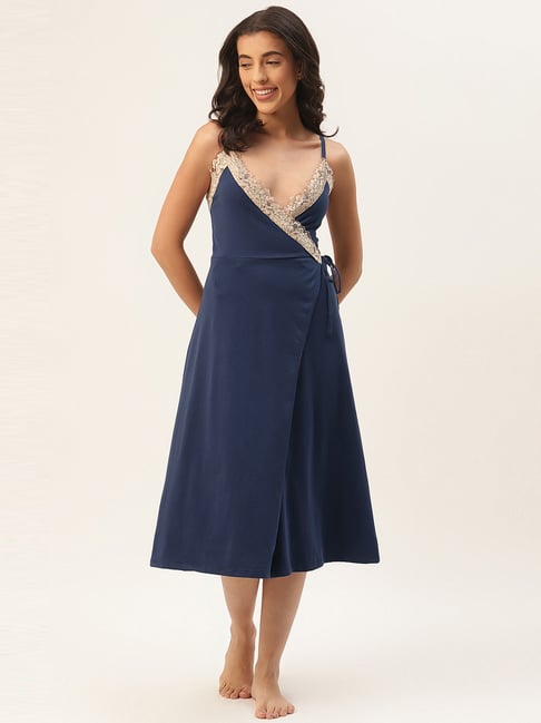 Ms.Lingies Blue Lace Work Nighty