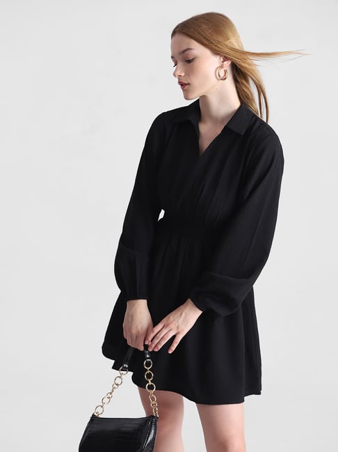 Buy Only Black Fit & Flare Dress for Women Online @ Tata CLiQ