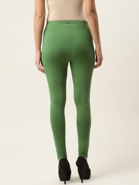 Buy Ms.Lingies Green Cotton Leggings for Women Online @ Tata CLiQ