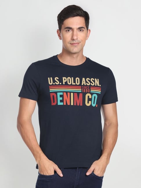 Us polo shop denim t shirts