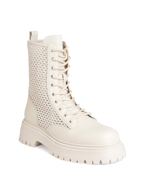 Aldo 2024 white bootie