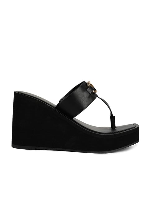 Aldo black wedges online