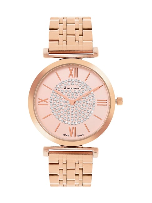 Giordano watch rose gold for women's hot sale