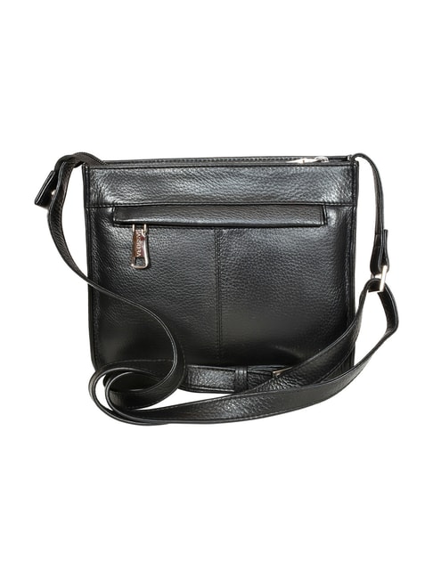 Buy SASSORA Kaya Black Leather Cross Body Bag at Best Price @ Tata CLiQ
