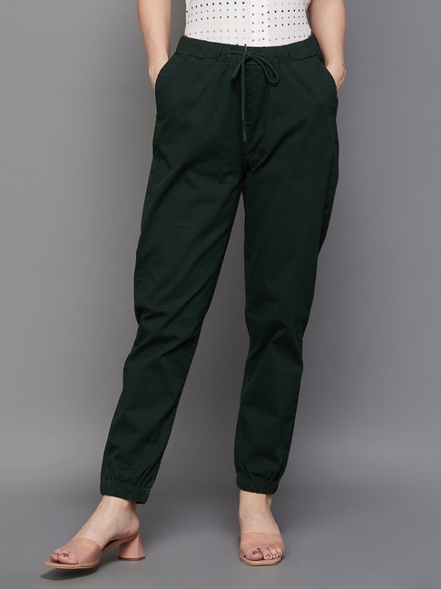 Slim Comfort B-95 Formal Dark Green Check Trouser - Sams