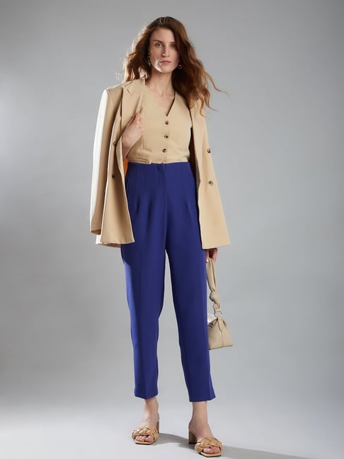 Royal Blue Womens Suit With Shawl Lapel Dress Jackets For Women And Pants  Casual, Elegant, And Loose Fit For Daily Wear From Oscaranne, $75.82 |  DHgate.Com