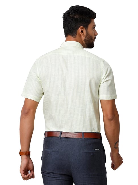 Ramraj Cotton Men Solid Formal Blue Shirt - Buy Ramraj Cotton Men Solid  Formal Blue Shirt Online at Best Prices in India | Flipkart.com