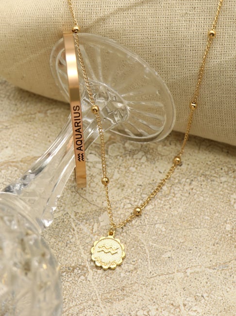 Ladies Faux Leather Infinity Bracelet with Aquarius Zodiac Sign price in  UAE | Amazon UAE | kanbkam
