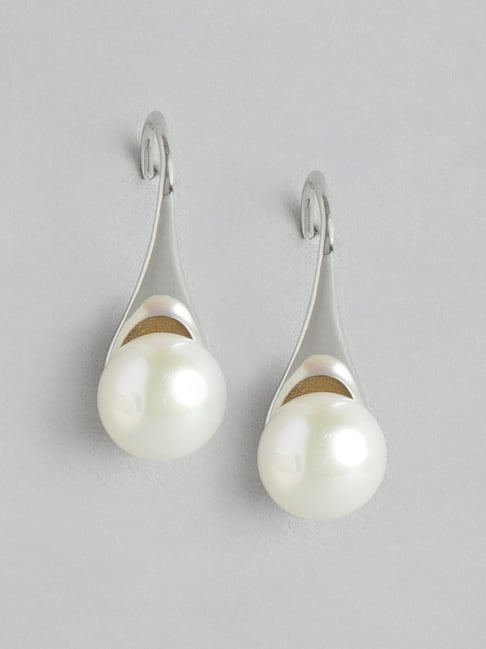 Pearl Fish Hook Earrings 2024