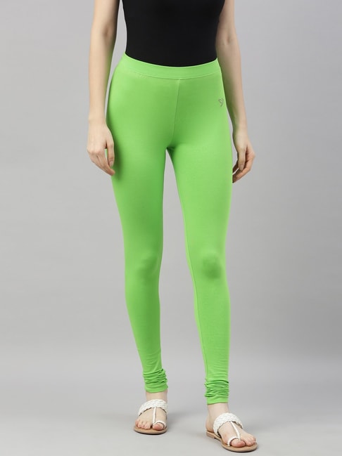 Buy TCG Light weight Comfortable Cotton Lycra Parrot Green Color  Leggings_GL001PG Online at Low Prices in India - Paytmmall.com