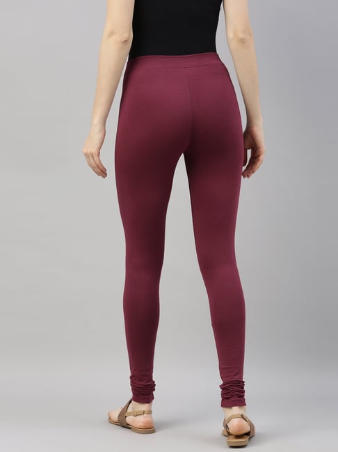 Leg-74 {Pursuit Of Comfort} Burgundy Leggings EXTENDED PLUS SIZE 3X/5X –  Curvy Boutique Plus Size Clothing