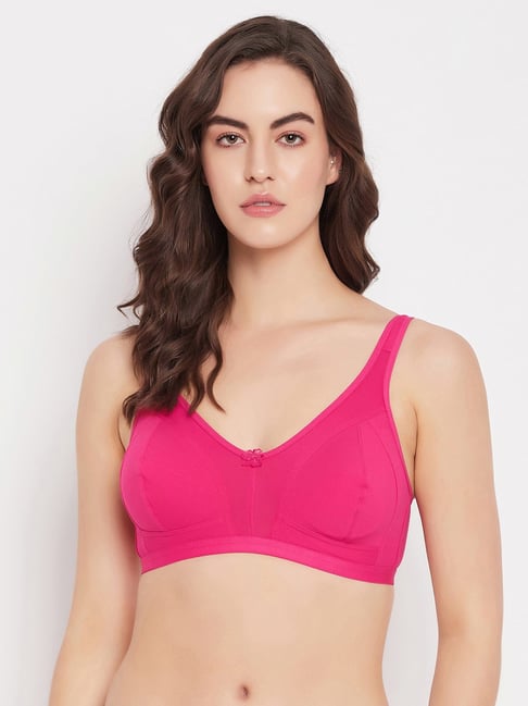 Clovia Women Full Coverage Non Padded Bra - Buy Pink Clovia Women Full  Coverage Non Padded Bra Online at Best Prices in India