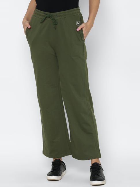 Buy Men Navy Slim Fit Solid Casual Trousers Online - 755278 | Allen Solly