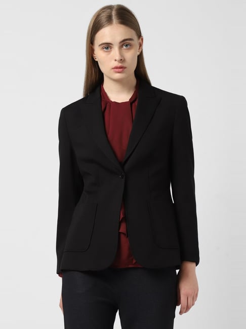 Van heusen hot sale black blazer