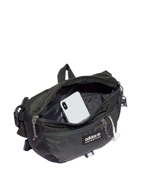 Buy adidas Adventure Black Checks Waist Pouch Online At Best Price