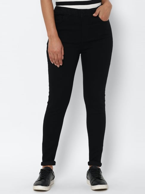 Allen Solly Black Mid Rise Jeans-picture-32