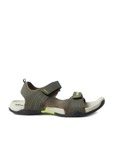 Zuvic 502 Olive Yellow Sports Sandals for Men | Latest Stylish Casual sport  sandals for men