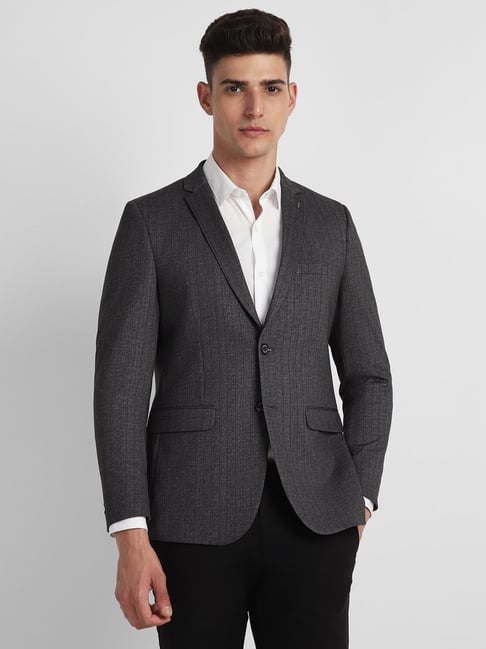 Allen solly sale grey blazer