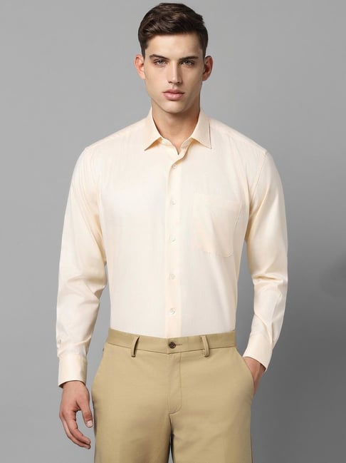 LP Shirts, Louis Philippe Beige Shirt for Men at Louisphilippe.com