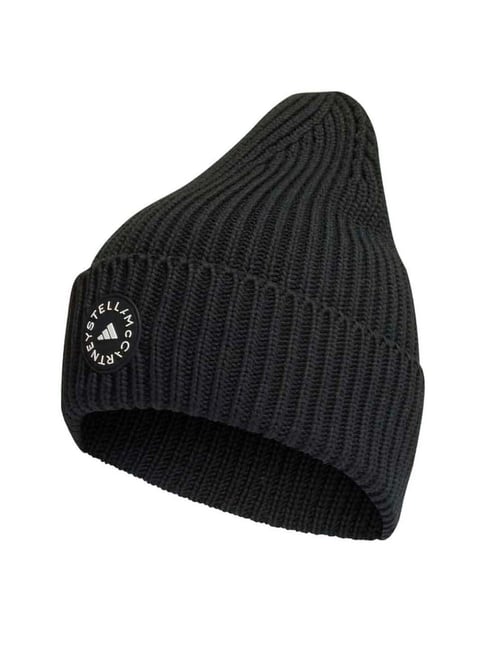 Buy Adidas By Stella Mccartney Black Solid Beanie Online At Best