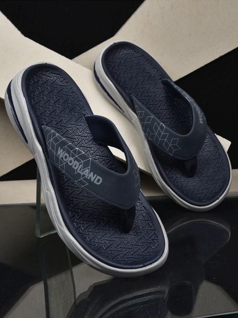 WOODLAND RBLUE CASUAL SLIPPERS FOR MEN | WOODLAND SLIPPERS | WOODLAND
