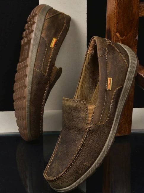 Woodland Men's Camel Casual Loafers-picture-25