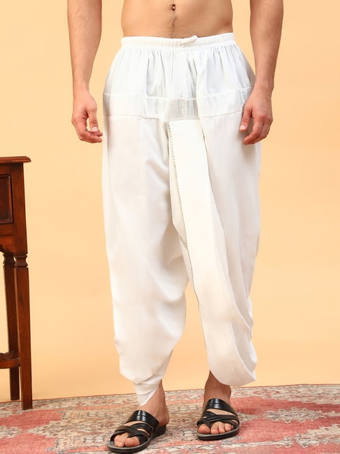 Siddartha Tytler Heavy Crepe Layered Dhoti Pants | Black | Dhoti pants, Dhoti  pants for men, Aza fashion
