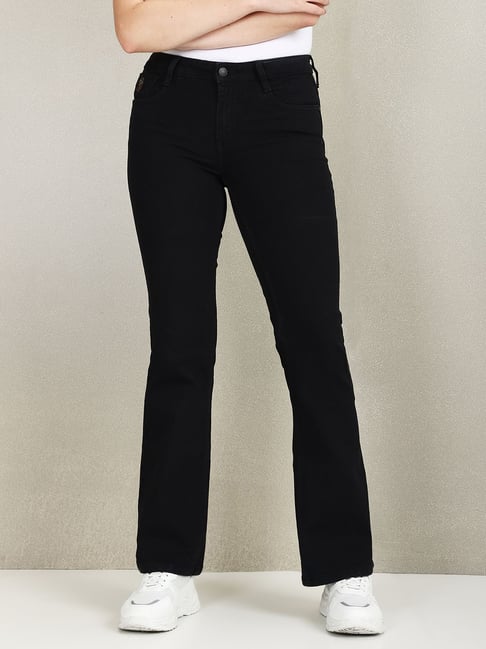 U.S. Polo Assn. Black Relaxed Fit Mid Rise Jeans