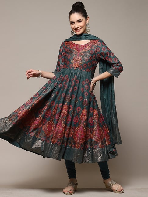 Page 4 | Indo Western Green Leggings, Gowns, Kurta and Churidars Online