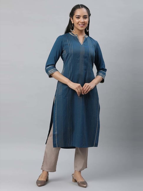 Aurelia Kurta dritto da donna in rayon