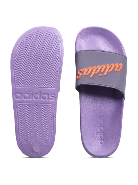 Purple 2025 adidas sandals