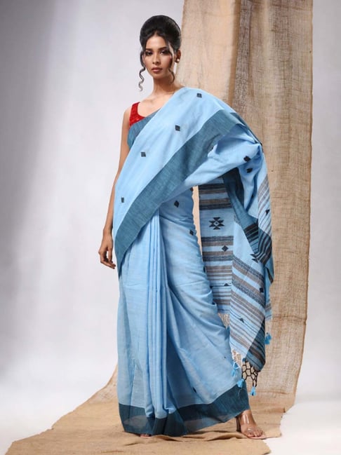 Designer Baby Pink and Blue Soft Banarasi Lichi Silk Party Wear Saree –  Cygnus Fashion