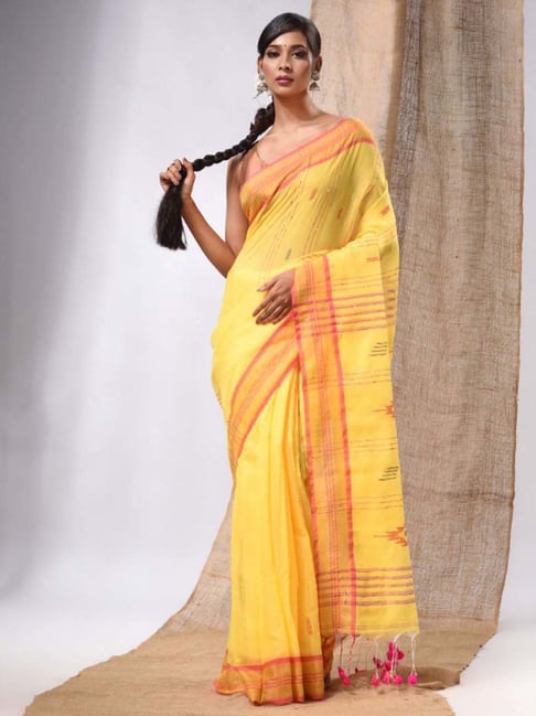 Yellow Sarees - Bright and Sunny by Sri Arya Silks