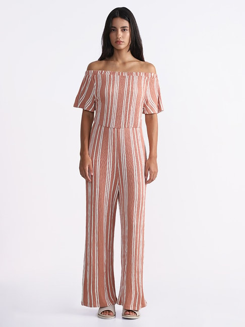 Childrens Off the Shoulder Jumpsuit - Jill - Rebecca Page