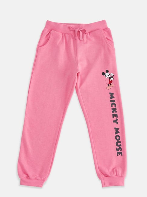 Printed Joggers - Dusty rose/Minnie Mouse - Kids