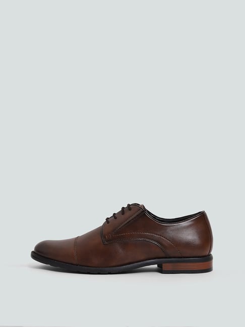 Brown Men Round Toe Lace Up Formal Shoes, Size: 9 at Rs 650/pair in Ambur |  ID: 22993731148