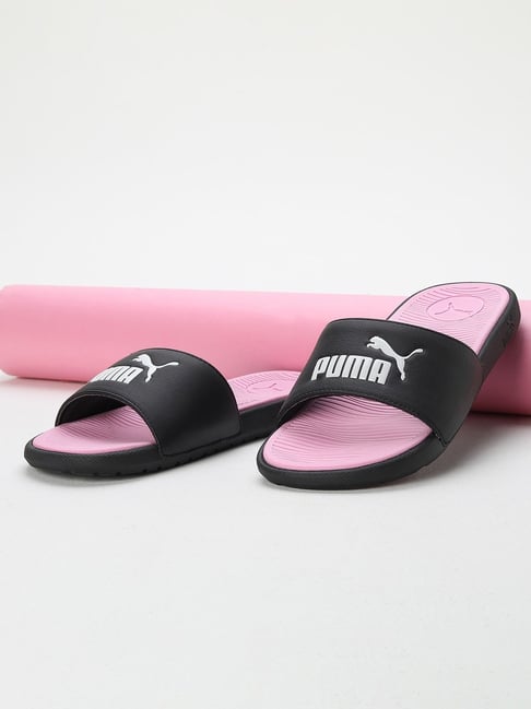 Slide Sandals Black Puma Sliders Womens Puma Women Leadcat Puffy Sliders