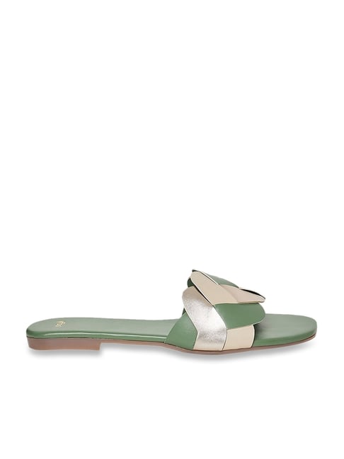 ZARA Fancy Slides: Embrace Elegance with Women's Leather Sandals – Yumzo  Store