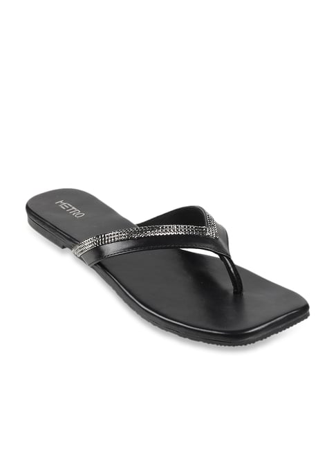 Womens black thong sandals new arrivals