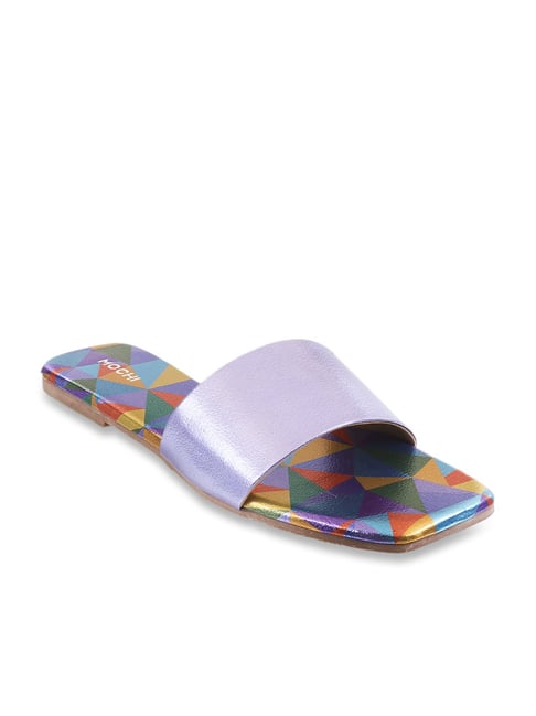 Purple flip flops online with rhinestones