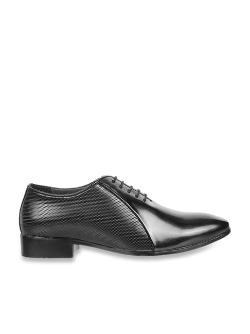 Mochi Men's Black Oxford Shoes