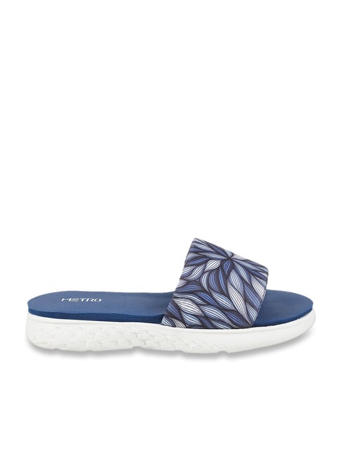 Blue 2025 slides womens