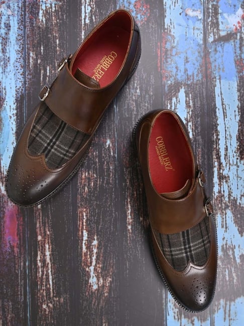 Cobblerz Men's Coffee Monk Shoes-picture-19