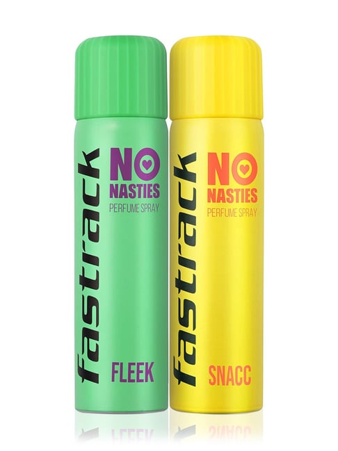 Fastrack No Nasties Fleek And Snacc Perfume Spray - Pack of 2