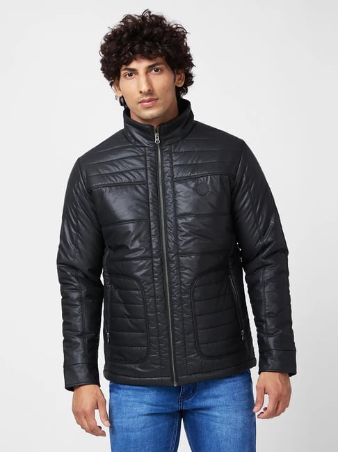 Spykar jackets_men_westernwear : Buy Spykar Black Polyester Men Jacket  Online | Nykaa Fashion